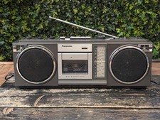 1984 Panasonic RX-4933L Stereo Radio Cassette Boombox Slow Play Tape