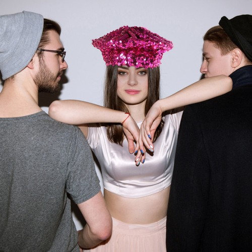 Women fashion berets - , sequins