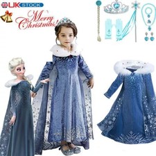 Frozen Elsa Dress Girls Fancy