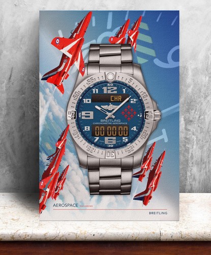 Breitling aerospace red - breitling, arrows