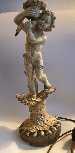 Vintage crackle cherub - 60’s,