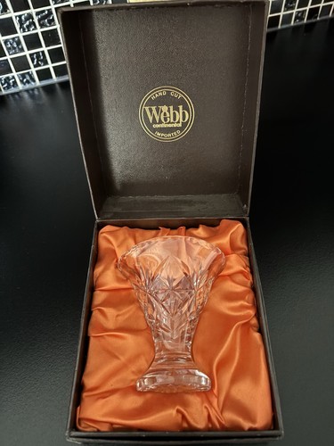 Vintage handcut crystal webb - crystal,