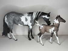 Custom Breyer mare and foal -