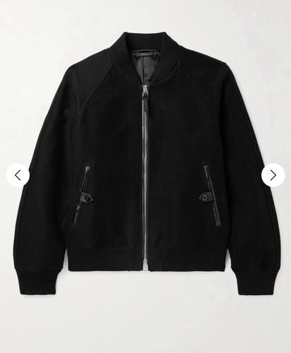 Tom ford black bomber - black, jacket
