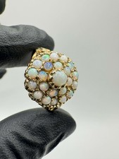 9ct Opal Three Tier Cluster