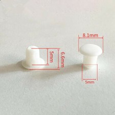 1000pcs Hinge Cover Cabinet Cupboard Door Plastic Hole Cap Plug White Kitchen