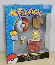 Pokemon -  Throw n Pop Poke Ball w/ Pikachu & Cubone action figures *Brand New*