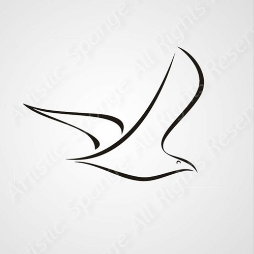 Seagull sketch reusable - seagull,