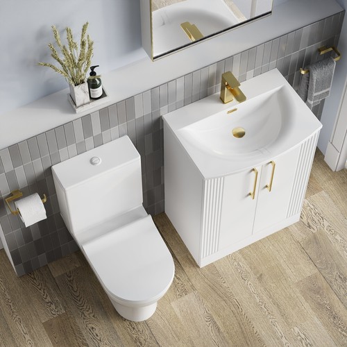 Deco curved 600mm white - deco,