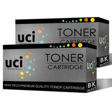 2 Black UCI Toner Cartridges
