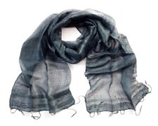 Dark Grey  Silk Scarf