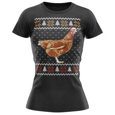 Christmas chicken shirt farm - christmas,