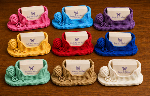 Yarn crochet business - yarn, card