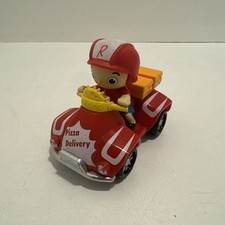 Ryans World Racer: Ryans Pizza Delivery Quad Bike Scooter Red 3.5” Used