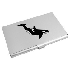 'Diving Orca Marine' Business Card Holder / Credit Card Wallet (CH00048119)