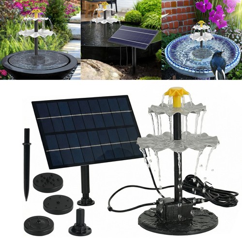 Tier bird bath solar - bath,