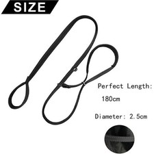 Black Dog Lead Stop dogs