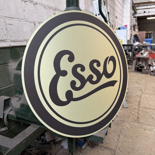 Vintage esso petrol sign - vintage,