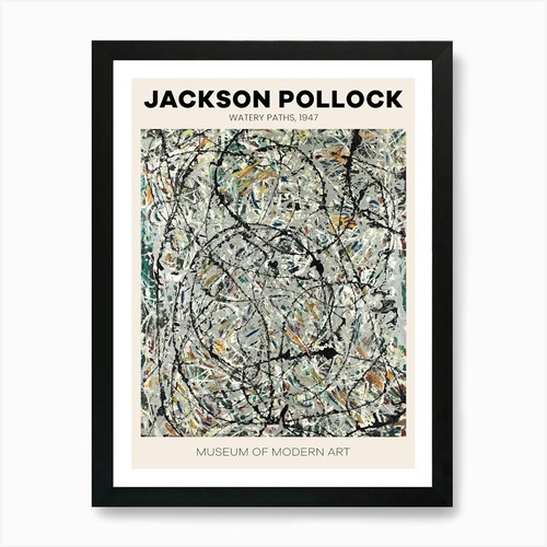 Jackson pollock art print - jackson,