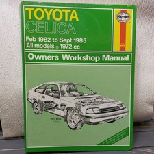 Haynes Toyota Celica 1982 - 1985 ALL MODELS  Manual Good Condition 1135