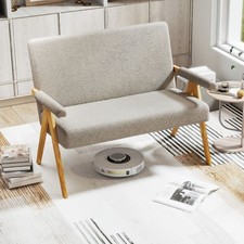Loveseat sofa sherpa - sofa, couch