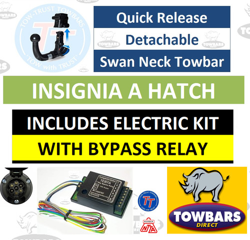 Detachable swan neck - swan, towbar