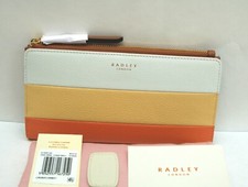 Radley Chartwell Stripe Large Leather Bifold Purse BNWT