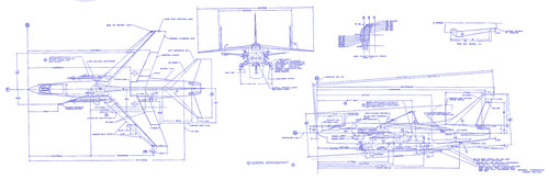 Vought crusader blueprint - vought,