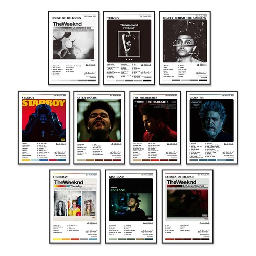 The weeknd album cover posters - album,