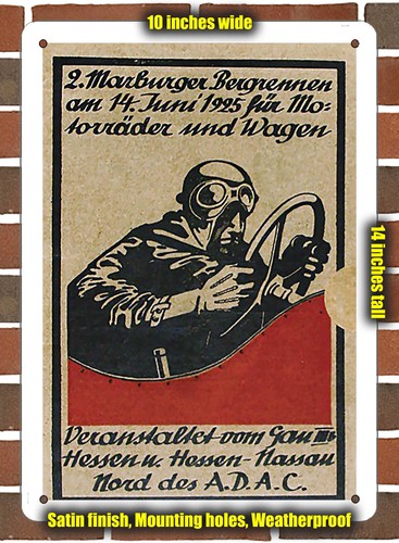 Metal sign 1925 - sign, marburg