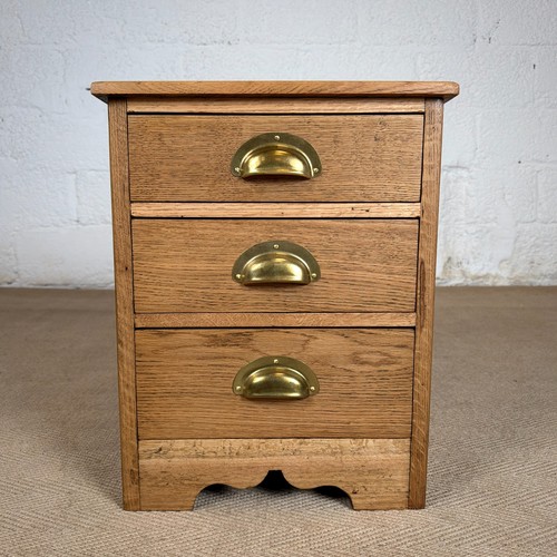Vintage oak bedside cabinet - vintage,