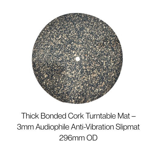Turntable platter mat cork - mat,