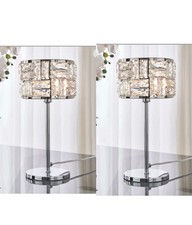 2 X Next Chrome Alexis Table