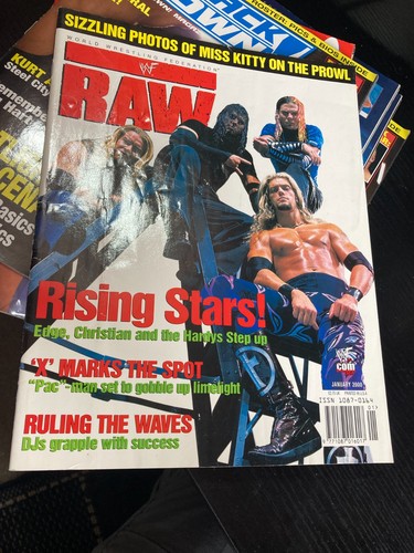 Wwf wwe raw magazine - wwe,