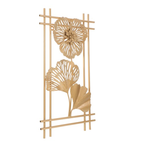 Golden ginkgo leaves metal - golden,