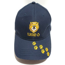 Official BSA LION Cub Scout Ball Cap Dark Navy Blue YOUTH Hat Adjustable Strap