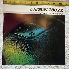 Datsun 280-ZX 1982 Brochure 16 pages US Market Nissan