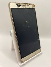 Coolpad Mega Gold Unlocked 16GB 5.5" 8MP Android Smartphone Cracked Faulty #S04