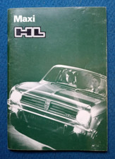 Maxi  1750HL  owners handbook