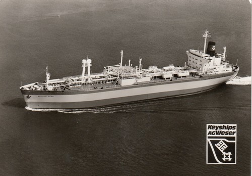 Postcard ship antilla - postcard, "antilla