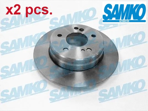 Pcs rear brake disc set - x2,