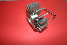 1 1/2" FINNED POLISHED ALLOY EXHAUST CLAMP TRIUMPH BSA NORTON CAFE RACER TRITON