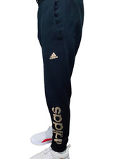 MEN'S ADIDAS ESSENTIALS SLIM FIT CUFF JOGGERS BLACK PRICE £23