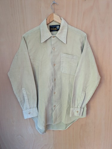 Moleskin shirt beige fustian - shirt,
