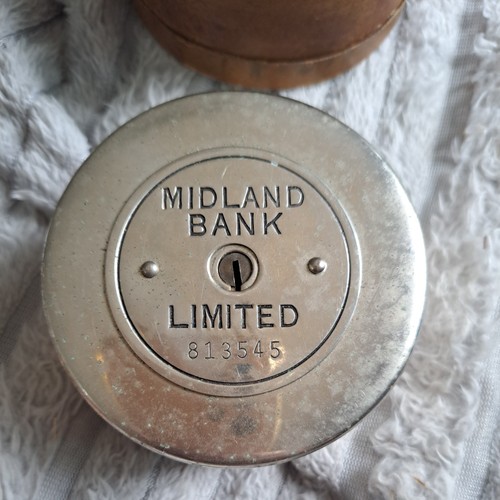 Midland bank vintage money box - midland,