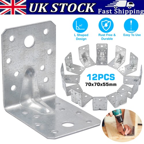 12x metal galvanised angle - 12x,