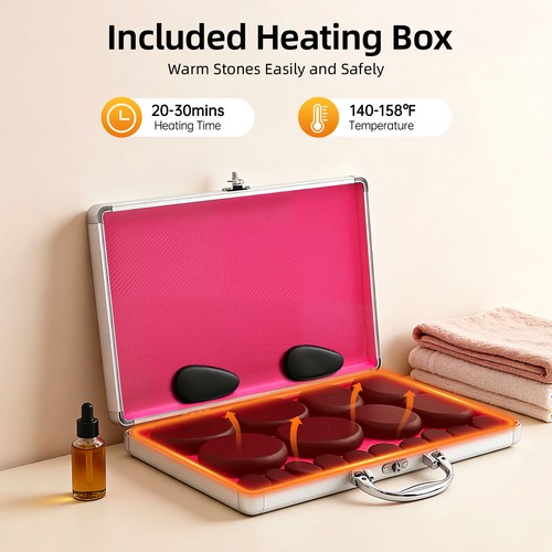 Portable massage stone warmer - portable,