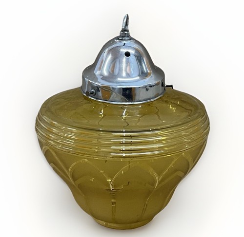 Art deco amber glass and - amber,