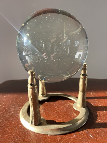 Crystal glass ball sphere with - glass,