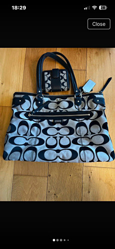 Coach signature tote - coach,